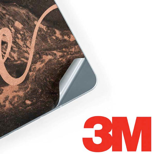 Love Rose Gold Black Galaxy Book 12in Skin