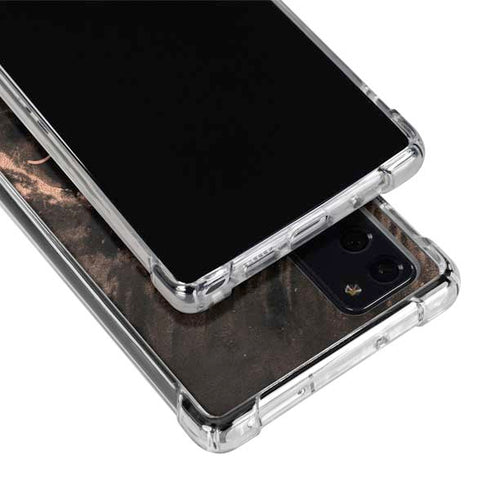 Love Rose Gold Black Galaxy Note20 5G Clear Case