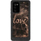 Love Rose Gold Black Galaxy Note20 5G Waterproof Case