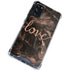 Love Rose Gold Black Galaxy S20 FE Clear Case