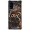 Love Rose Gold Black Galaxy S20 FE Clear Case