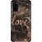 Love Rose Gold Black Galaxy S20 Lite Case
