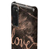 Love Rose Gold Black Galaxy S20 Lite Case