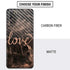 Love Rose Gold Black Galaxy S20 Skin
