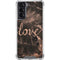 Love Rose Gold Black Galaxy S21 5G Clear Case
