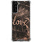 Love Rose Gold Black Galaxy S21 Plus 5G Clear Case
