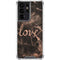 Love Rose Gold Black Galaxy S21 Ultra 5G Clear Case