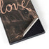 Love Rose Gold Black Galaxy S22 Ultra Skin