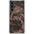 Love Rose Gold Black Galaxy S23 FE Clear Case