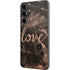 Love Rose Gold Black Galaxy S23 FE Skin