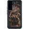 Love Rose Gold Black Galaxy S23 Plus Waterproof Case