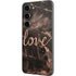 Love Rose Gold Black Galaxy S23 Skin