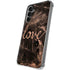 Love Rose Gold Black Galaxy S24 Plus Clear Case