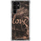 Love Rose Gold Black Galaxy S24 Ultra Clear Case