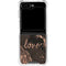 Love Rose Gold Black Galaxy Z Flip5 5G Clear Case