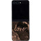 Love Rose Gold Black Galaxy Z Flip5 5G Skin