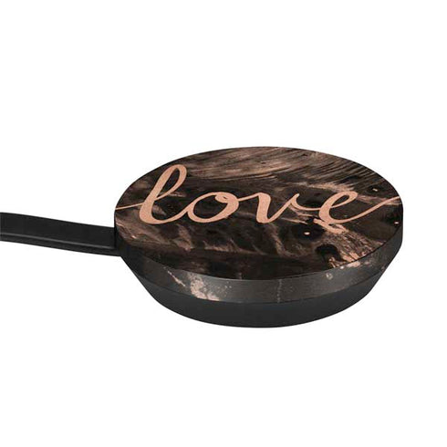 Love Rose Gold Black Google Stadia Controller Skin