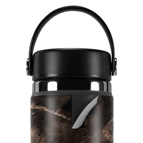 Love Rose Gold Black Hydro Flask 20oz Wide Mouth Skin