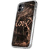 Love Rose Gold Black iPhone 11 Clear Case