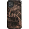 Love Rose Gold Black iPhone 11 Impact Case