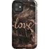 Love Rose Gold Black iPhone 11 Impact Case