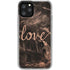 Love Rose Gold Black iPhone 11 Pro Clear Case