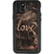 Love Rose Gold Black iPhone 11 Pro Max Waterproof Case