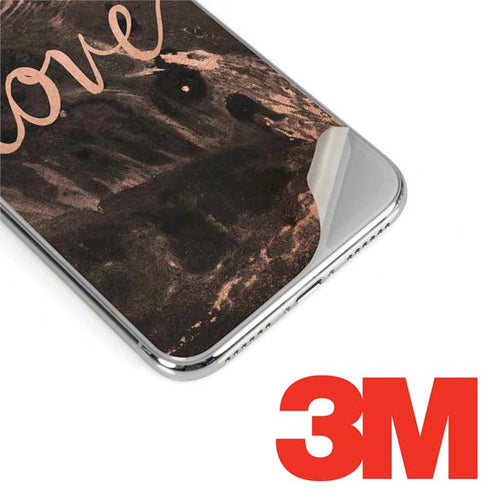 Love Rose Gold Black iPhone 11 Pro Skin