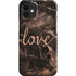 Love Rose Gold Black iPhone 12 Mini Lite Case
