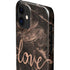 Love Rose Gold Black iPhone 12 Mini Lite Case