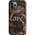 Love Rose Gold Black iPhone 12 Pro Impact Case