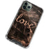 Love Rose Gold Black iPhone 12 Pro Max Clear Case