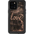 Love Rose Gold Black iPhone 12 Pro Max Waterproof Case
