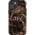 Love Rose Gold Black iPhone 13 Impact Case