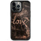 Love Rose Gold Black iPhone 13 Pro Cargo Case