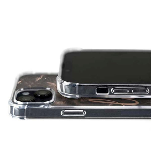 Love Rose Gold Black iPhone 14 Plus MagSafe Case