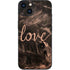 Love Rose Gold Black iPhone 15 Plus Skin