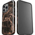 Love Rose Gold Black iPhone 14 Pro Impact Case