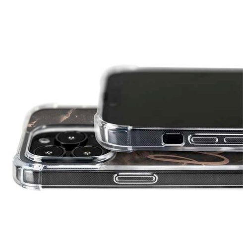 Love Rose Gold Black iPhone 15 Pro Max MagSafe Case