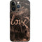 Love Rose Gold Black iPhone 14 Pro Skin