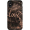 Love Rose Gold Black iPhone X Pro Case