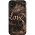Love Rose Gold Black iPhone X Pro Case