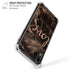 Love Rose Gold Black iPhone XR Clear Case