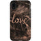 Love Rose Gold Black iPhone XR Pro Case