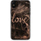 Love Rose Gold Black iPhone XS Skin