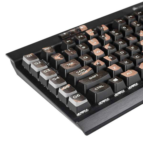 Love Rose Gold Black K95 RGB PLATINUM Mechanical Gaming Keyboard Skin