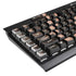 Love Rose Gold Black K95 RGB PLATINUM Mechanical Gaming Keyboard Skin