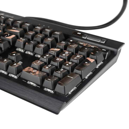 Love Rose Gold Black K95 RGB PLATINUM Mechanical Gaming Keyboard Skin
