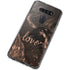 Love Rose Gold Black LG K51/Q51 Clear Case