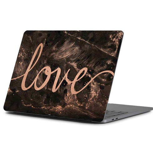 Love Rose Gold Black Apple MacBook Pro 13-inch Skin